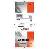 Mack 1017944 - schalienagel staal verzinkt 250 gr 3,0 x 15 mm | 5 stuks