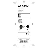Mack 1018110 - zeskant moer staal verzinkt 100 st m 6 | 5 stuks
