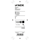 Mack 1020007 - houtdraadbout roestvrijstaal 18 st 6 x 30 mm | 5 stuks