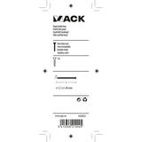 Mack 1020023 - nagel platte kop inox a2 60 st 2,1 x 40 mm | 5 stuks