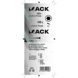 Mack 1020154 - spaanplaatschroef vz kp-zelfb.gvz 100st 5,0 x 70 mm | 3 stuks