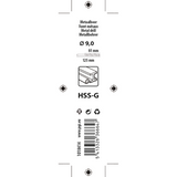 Mack 1018414 - metaalboor hss g din 338 ø 9,0 x 125 mm | 5 stuks