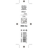 Mack 1018427 - metaalboor hss co5% din 338 ø 5,5 x 93 mm | 5 stuks