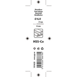 Mack 1018428 - metaalboor hss co5% din 338 ø 6,0 x 93 mm | 5 stuks