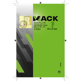 Mack 1047653 - deurstop rubber + schroef rood 30 x 35 mm 2 st pcs | 6 stuks