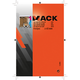 Mack 1048773 - super glijpastille zelfklevendbruin ø 65 mm 4 st pcs | 12 stuks