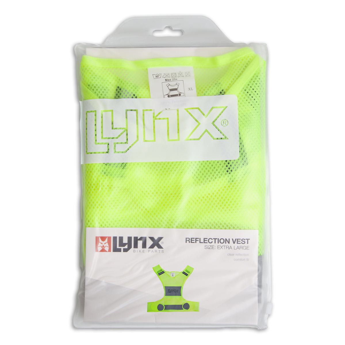 Reflectie vest unisex geel maat XL