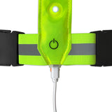 Lynx reflectie led sport vest usb