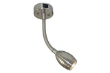 Neso flex wandlamp met flexibele arm - mat chroom - zonder verkoopverpakking