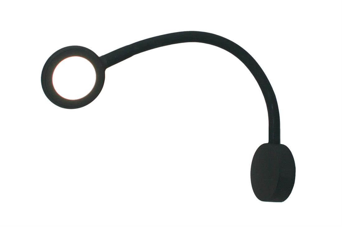 Verona flexibele led lamp zwart