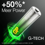 Gp super alkaline aa-batterijen 16pk