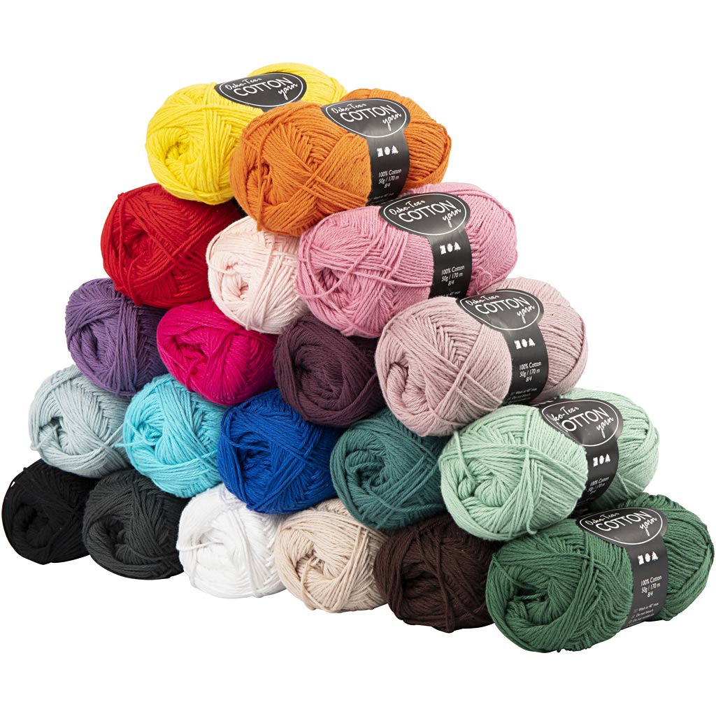 Creativ company https: www.cchobby.nl katoengaren-afm-8-4-l-170-m-inhoud-kan-varieren-diverse-kleuren-20x50-gr-1-doos