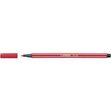 Stabilo vilstift premium pen 68 1 mm rood