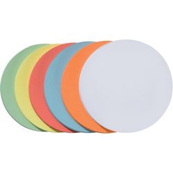 Presentatiekaarten franken rond 14cm kleurenassortiment