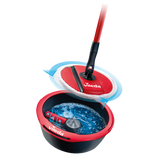 Vileda spin clean - mopset - altijd schoon pad - plooibare kop in microvezels 2in1