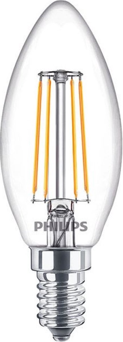 Philips led philips - master value ledcandle e14 filament helder 3.4w 470lm - 927 | beste kleurweergave - dimbaar – vervangt 40w