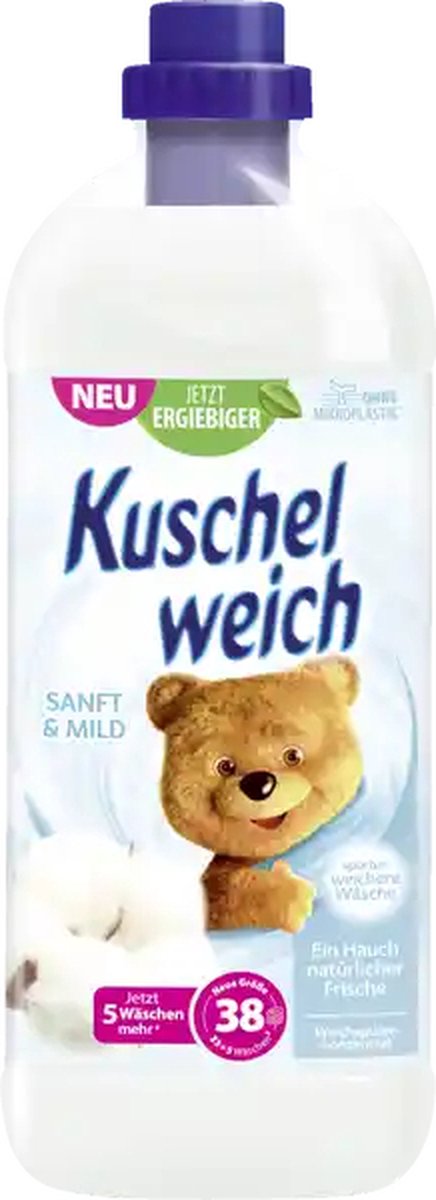 Kuschelweich - wasverzachter - 38 wasbeurten
