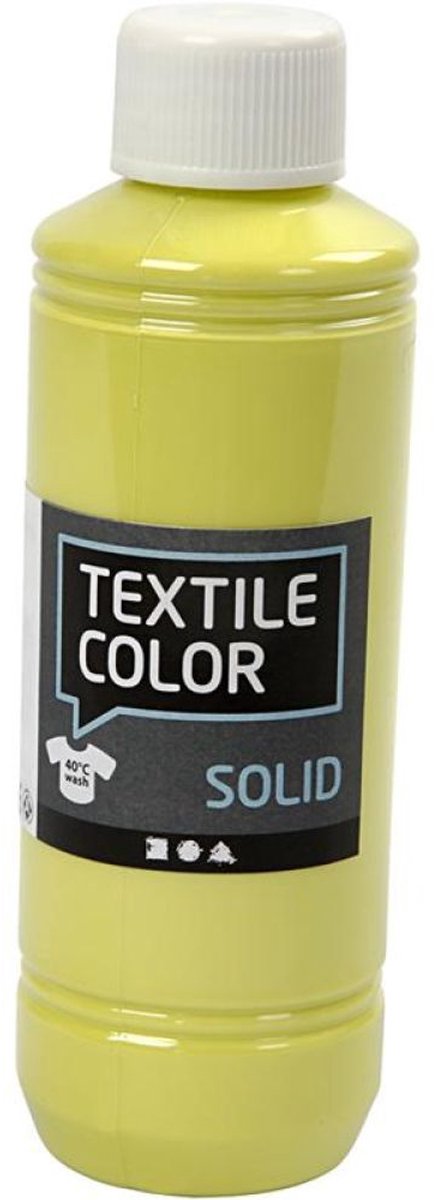 Creativ company creotime textil solid, kiwi, dekkend, 250 ml