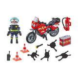 Playmobil action heroes brandweer op de plaats van het ongeval - 71466