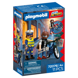 Playmobil 72076 fietsendiefstal | 2 stuks