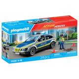 Playmobil action heroes politie patrouille auto 24dlg - 71729