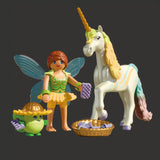 Playmobil 71840 verzameleenhoorn regenbloem met fee | 2 stuks