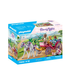 Playmobil princess magic koetsrit met prins en prinses - 71846