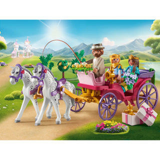 Playmobil princess magic koetsrit met prins en prinses - 71846