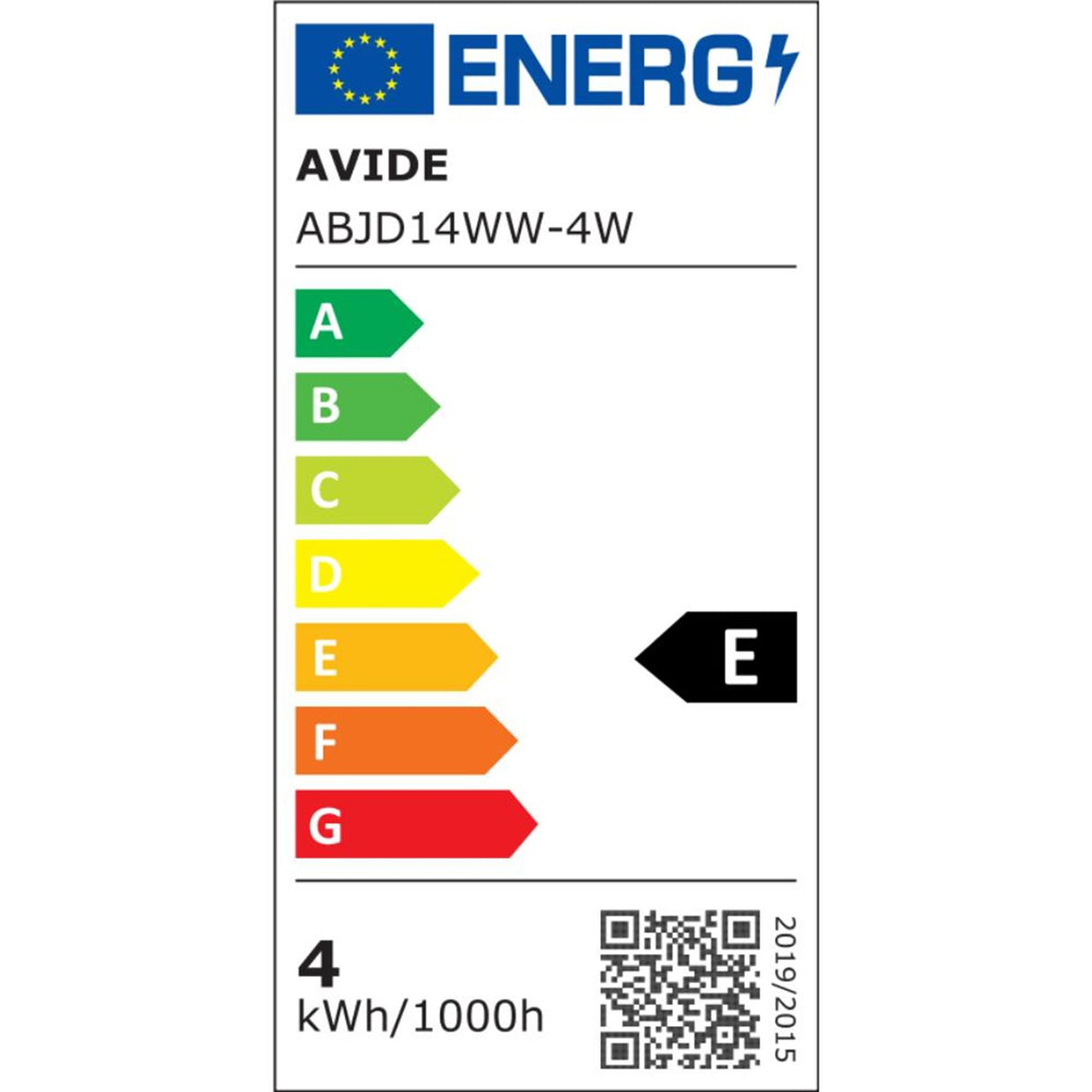 Avide led lamp 4,2w jd e14 ww 3000k