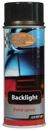 Motip tuning line transparante achterlichtenspray 400 ml zwart
