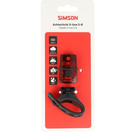 Simson achterlicht aurora x-line s