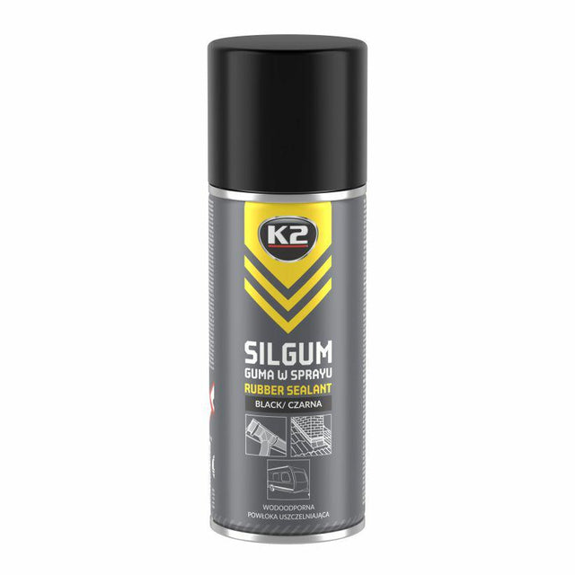 K2 rubberen silagum spray coating czarny 400 ml
