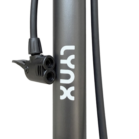 Lynx fietspomp met manometer zwart
