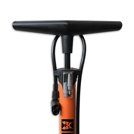 Lynx Fietspomp met manometer 6 Bar oranje