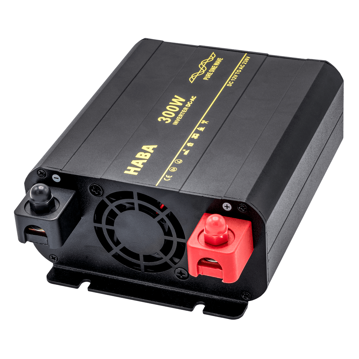 Pure sine wave omvormer camper en caravan - 300w
