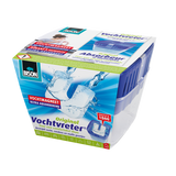 Bison vochtvreter® original, luchtontvochtiger, bestrijdt vocht en schimmel in woonruimtes, uniek luchtcirculatiesysteem, 450 g, wit, ook geschikt voor caravans en campers