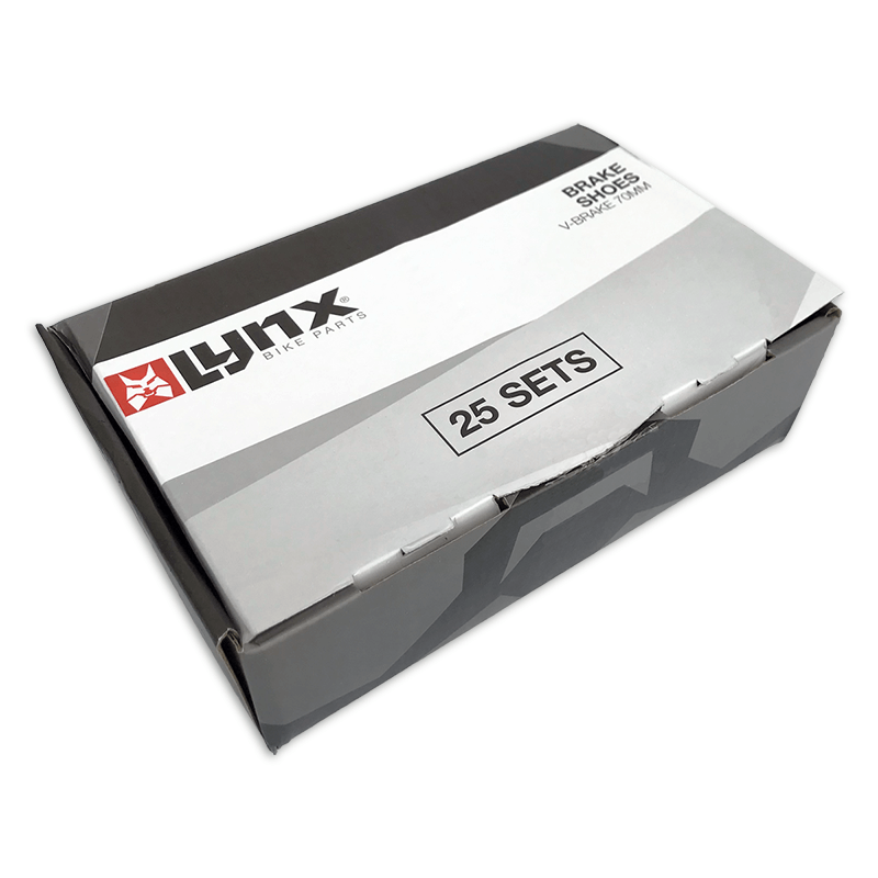 Lynx Remschoenen V-Brake 70 mm zwart 25 sets