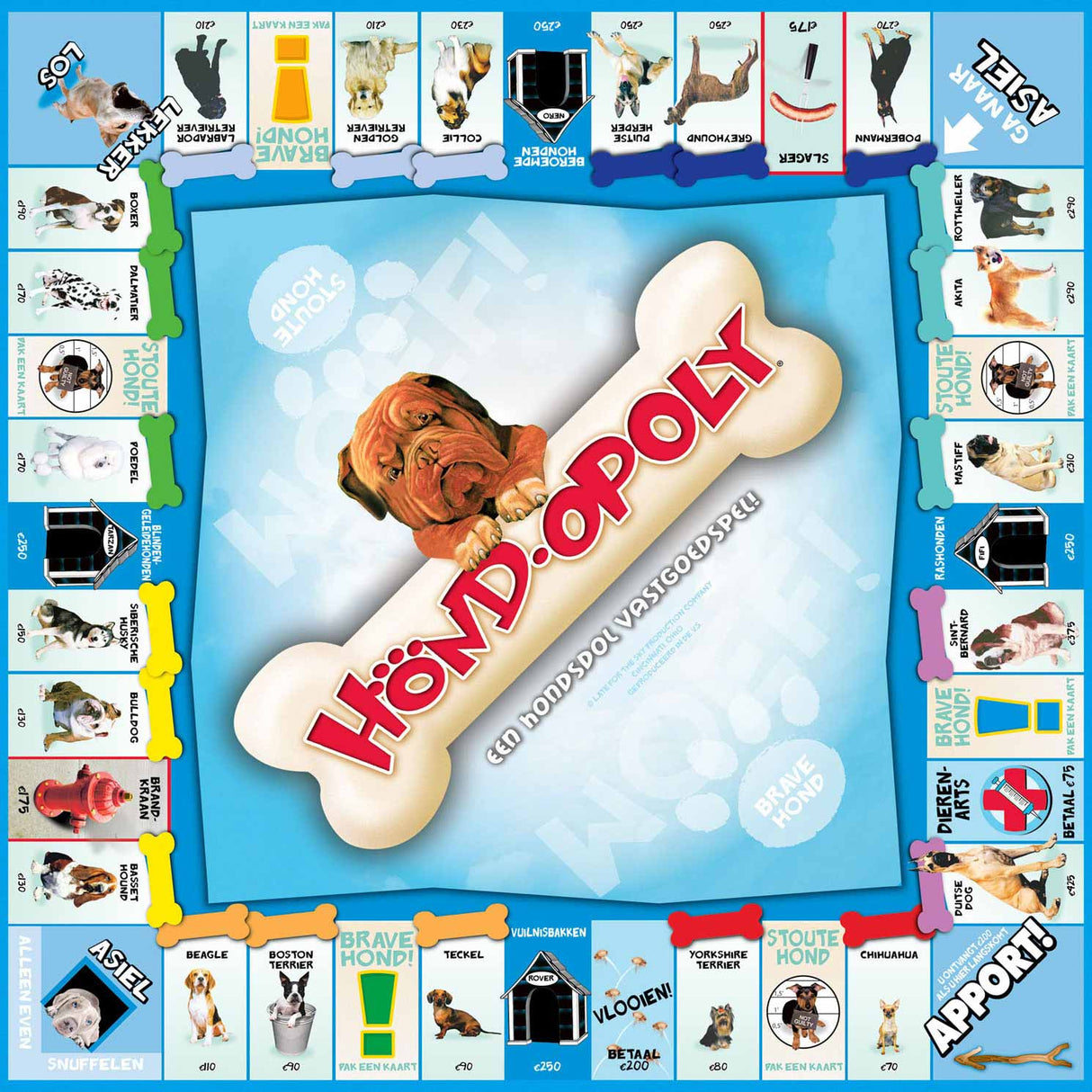 Opoly hond gezelschapsspel
