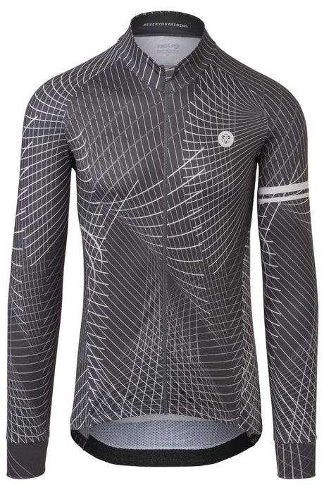 Nocturnal lines fietsshirt lange mouwen performance heren