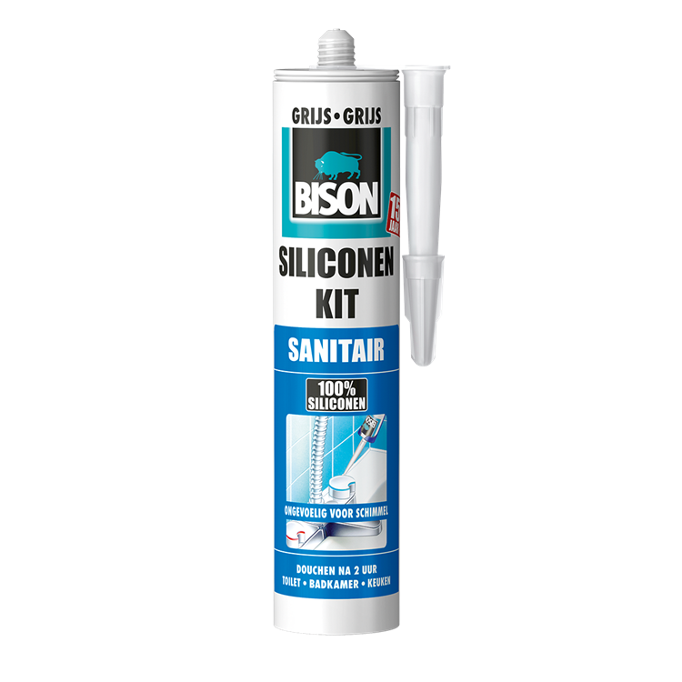 Bison 1029749 - b sil.kit 310ml manh.grijs | 3 stuks