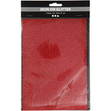 Creativ company https: www.cchobby.nl opstrijkfolie-a5-vel-148x210-mm-glitter-rood-1-vel