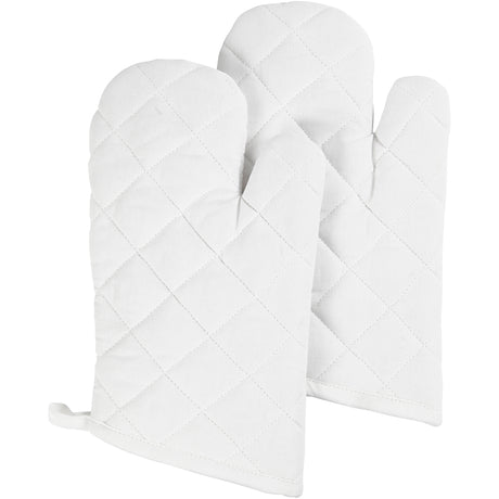 Creativ company http: www.cchobby.nl ovenhandschoen-afm-18x28-cm-145-gr-wit-2-stuk-1-doos