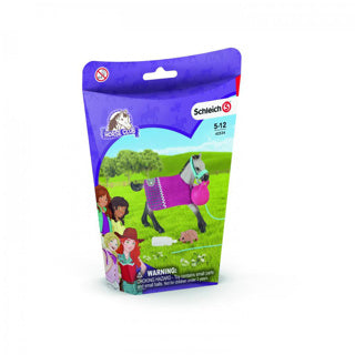 Schleich horse club - spelplezier met veulen - speelfigurenset - kinderspeelgoed voor jongens en meisjes - 5 tot 12 jaar - 42534