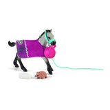 Schleich horse club - spelplezier met veulen - speelfigurenset - kinderspeelgoed voor jongens en meisjes - 5 tot 12 jaar - 42534