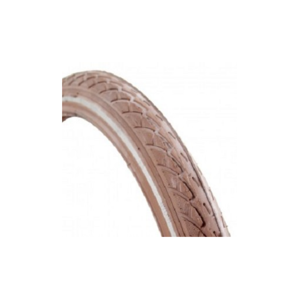 Deli buitenband, bruin met reflectie, 24x1.75, etrto 47-507
