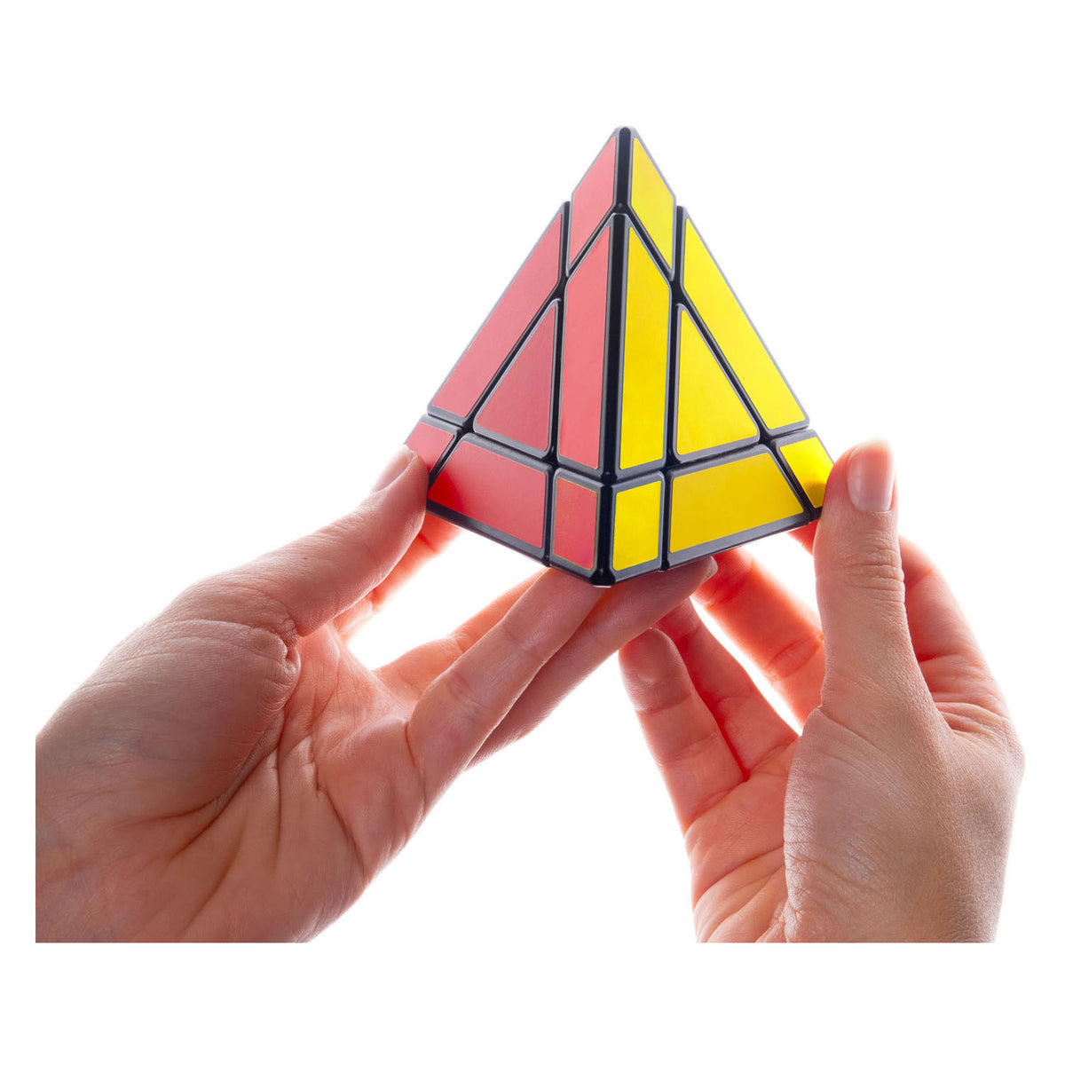 Recent toys pyraminx edge – piramide draaipuzzel met bewegende randen – logische breinbreker – vanaf 7 jaar