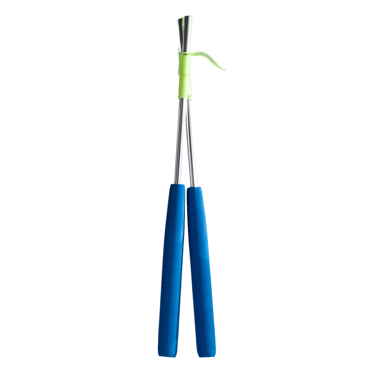 Eureka aluminium diabolo stokken blauw