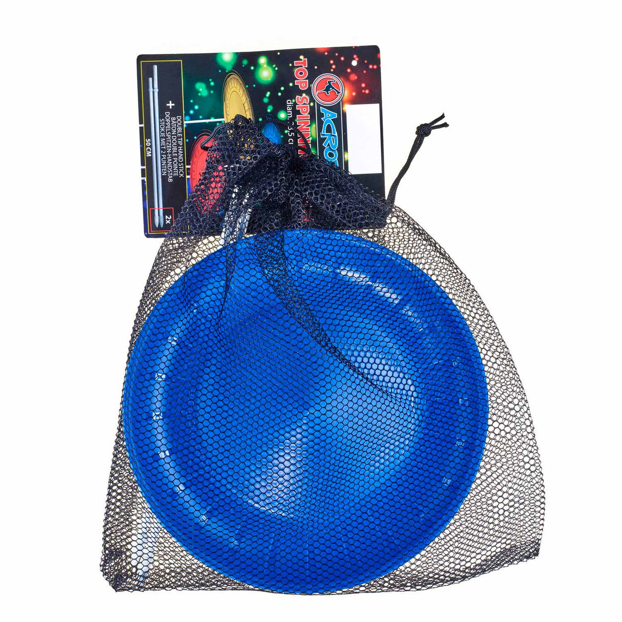 Eureka acrobat balanceerbord met stok - blauw