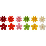 Creativ company https: www.cchobby.nl bloemen-van-vilt-met-strassteen-d-30-mm-dikte-2-5-mm-12-stuk-1-doos