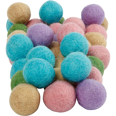 Creativ company https: www.cchobby.nl wol-kralen-d-20-mm-pastelkleuren-64-stuk-1-doos